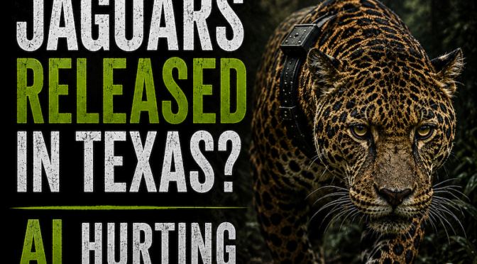 Jaguars Released In TX? How AI Is Harming Wildlife Conservation